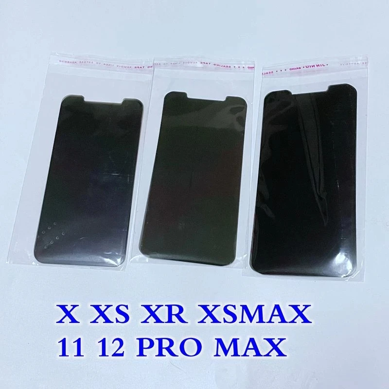 

Original Polarized Film For iPhone X XS Max XR 11 12 pro MAX 6 7 8 Plus LCD Screen Display Polarizer Film Replacement 10 piece