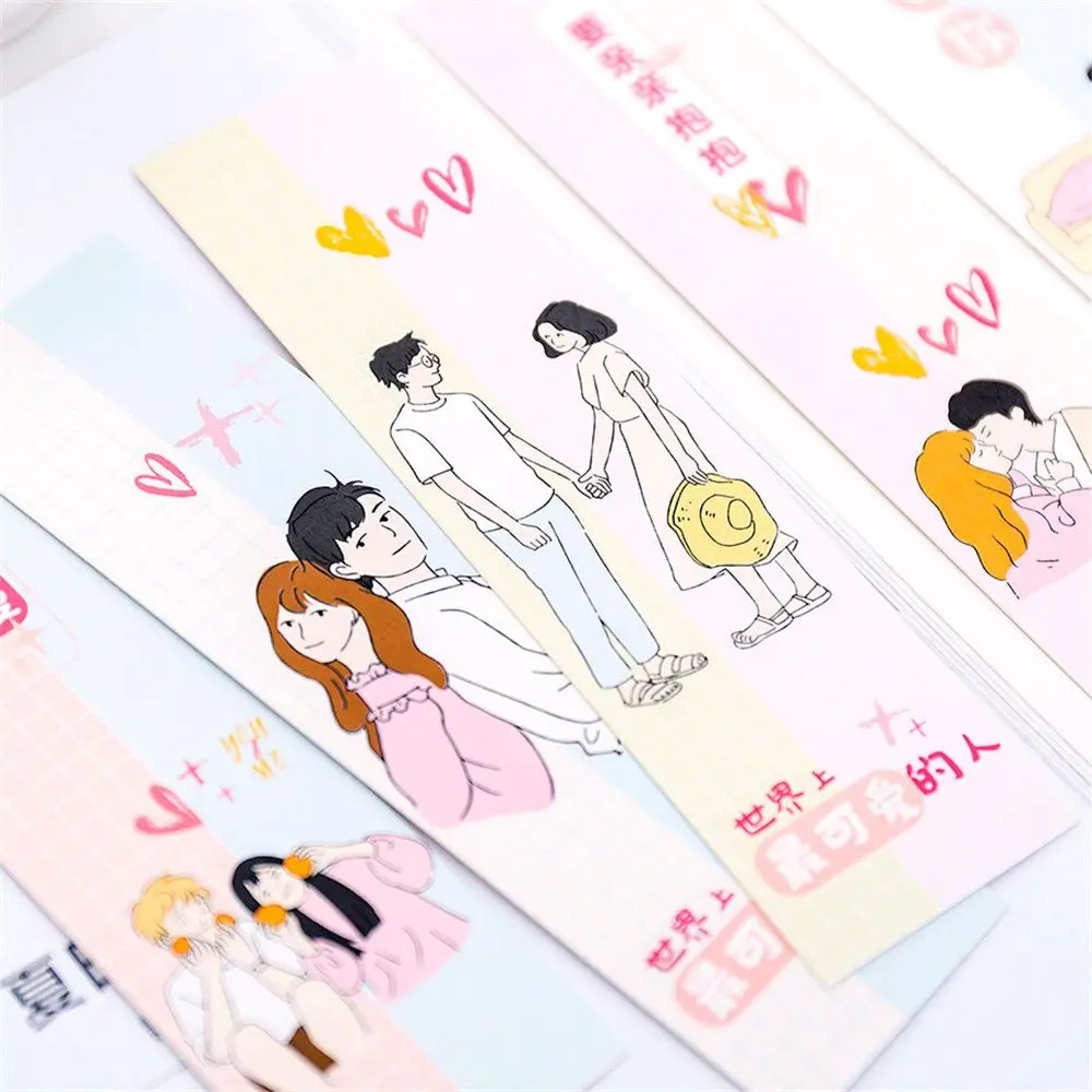 30 шт. милые закладки Kawaii Канцелярские карточки сообщения бумажные разделители
