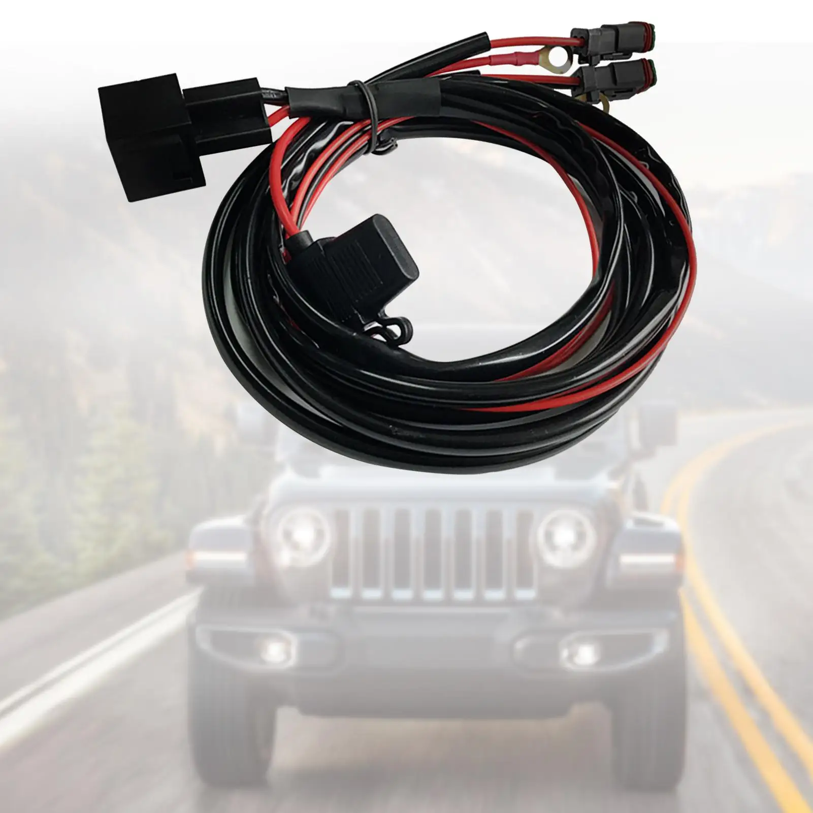 

Светодиодный светильник с линейками жгут Комплект Heavy Duty 12V переключатель ВКЛ-ВЫКЛ Мощность реле плавкий предохранитель для внедорожный св...