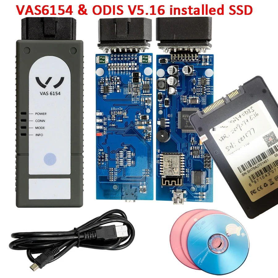 VAS6154 ODIS v5.13 OBD2 wifi Bluetooth VAG сканер для V W/Audi OBD OBD2 автомобильный диагностический инструмент vas6154