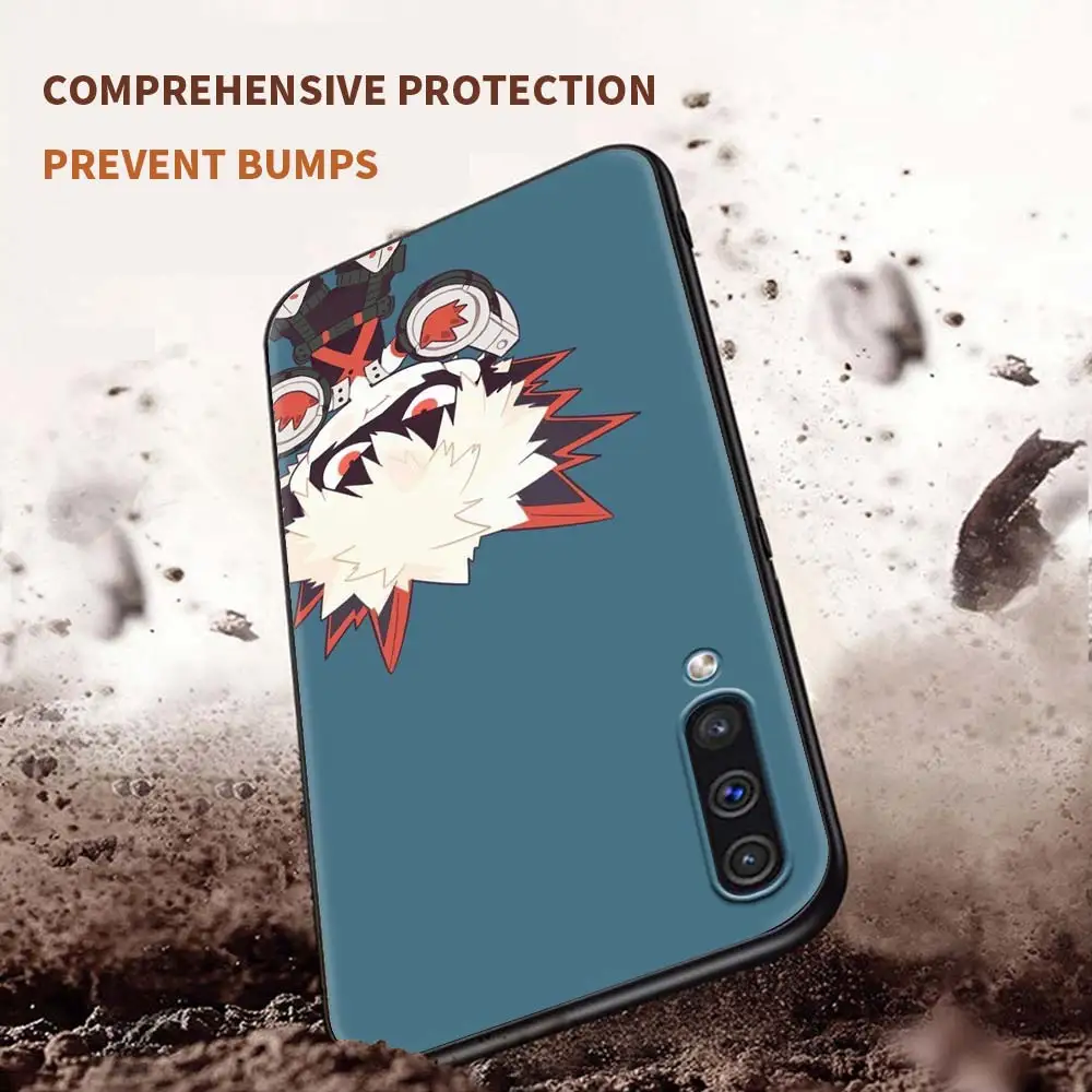 

Bakugo Boku No My Hero Academia BNHA Case For Samsung Galaxy A50 A10 A70 A20e M31 A30 A40 A02s M30s M21 M11 F41 TPU Black Cover