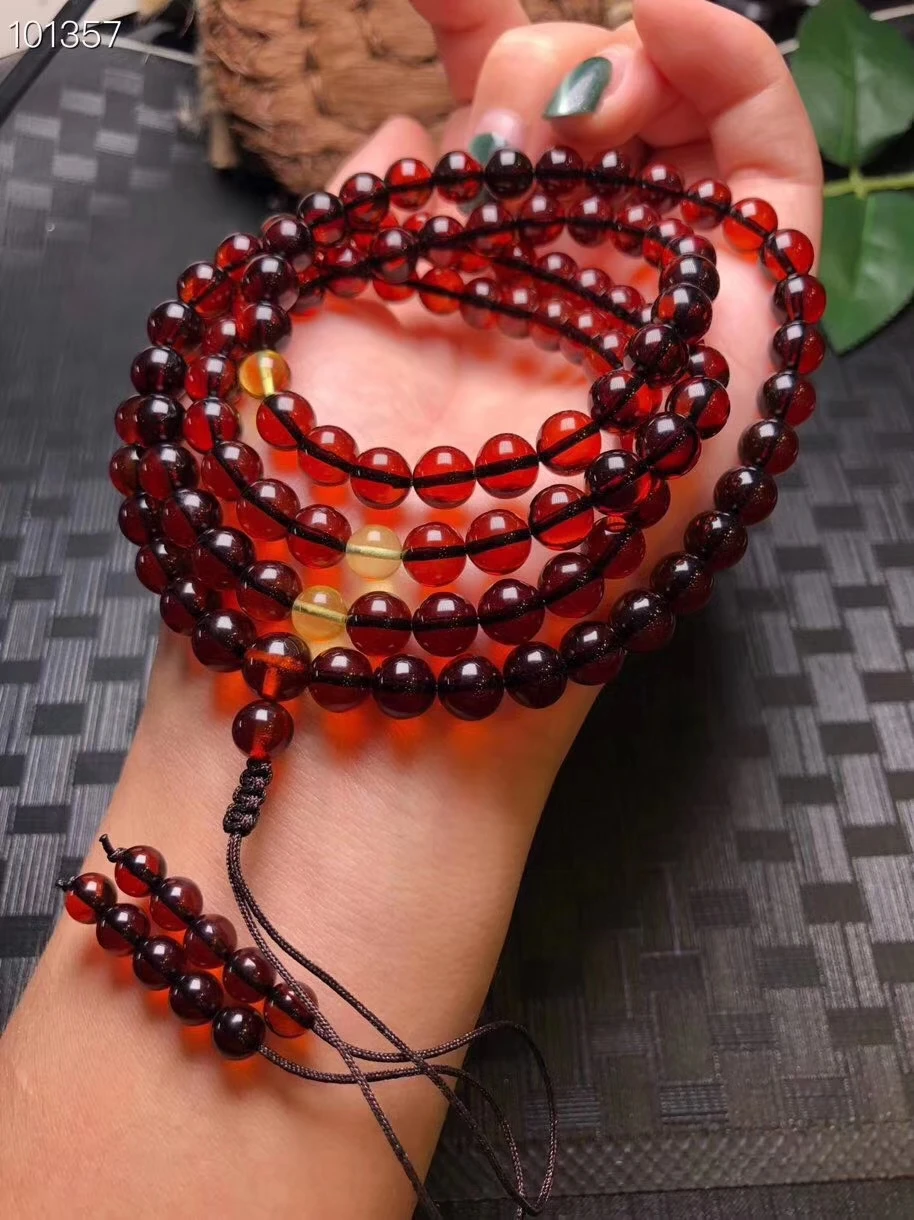 Ожерелье из настоящего природного крови цвета-красный желтый драгоценный камень