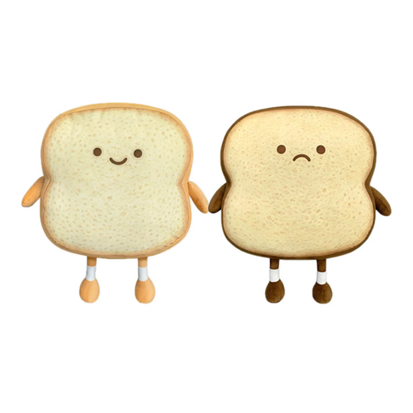 Funny Emotion Bread Plush Toy Food Simulation Sliced Pillow Shoulder Bag Kids Doll Toys | Игрушки и хобби