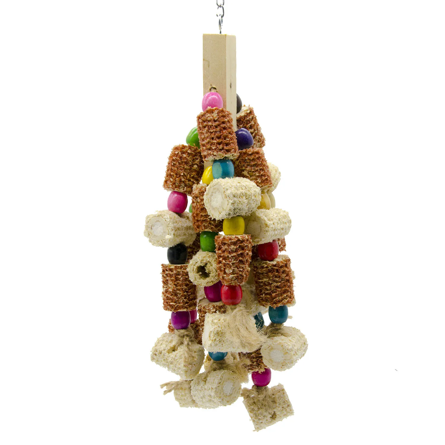 1 шт. игрушка-попугай игрушки деревянный столб Кукуруза ядро цветные бусины