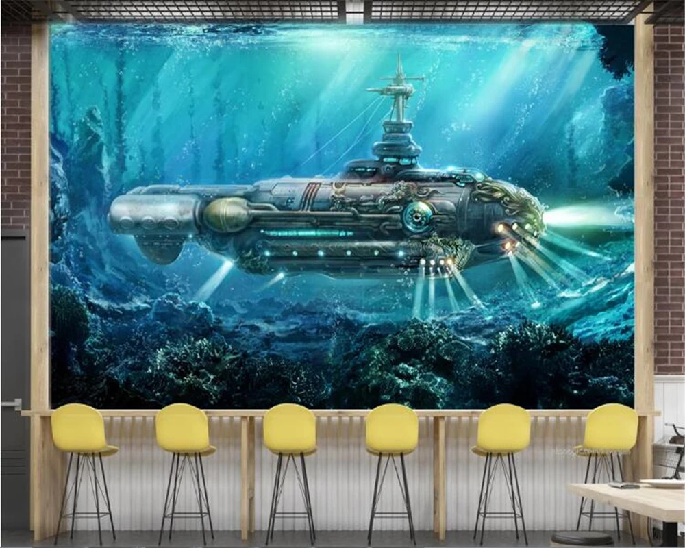 3D Настенные обои beibehang металлическая промышленная ветровая Экипировка
