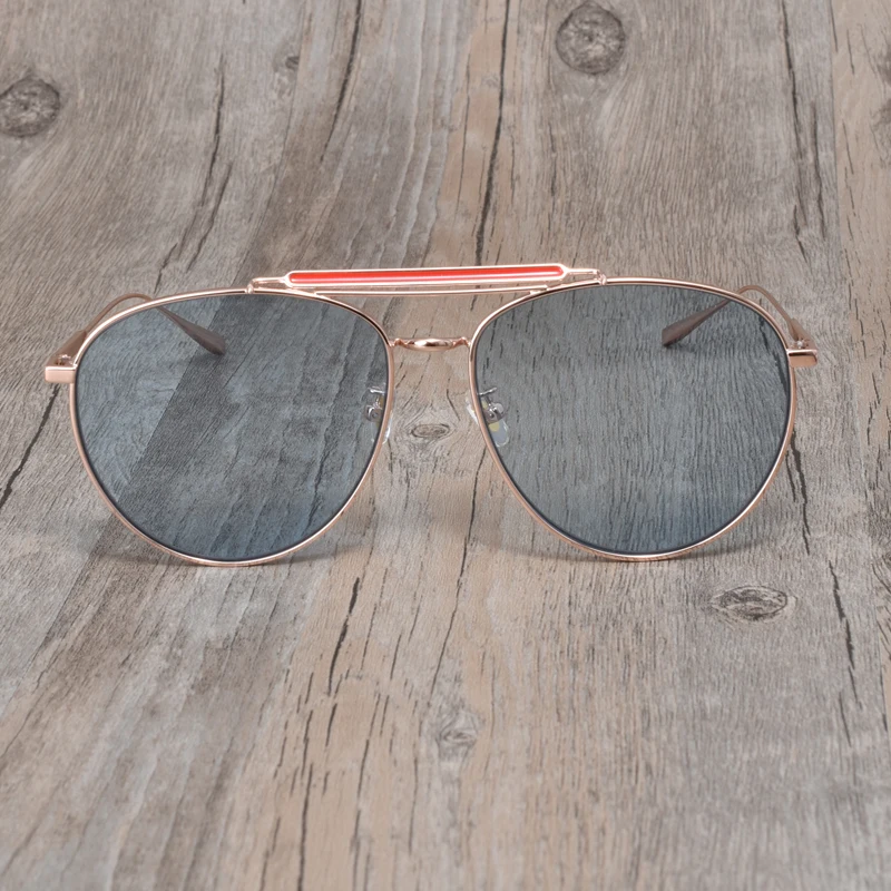 Мужские солнцезащитные очки Mio роскошные брендовые дизайнерские в металлической