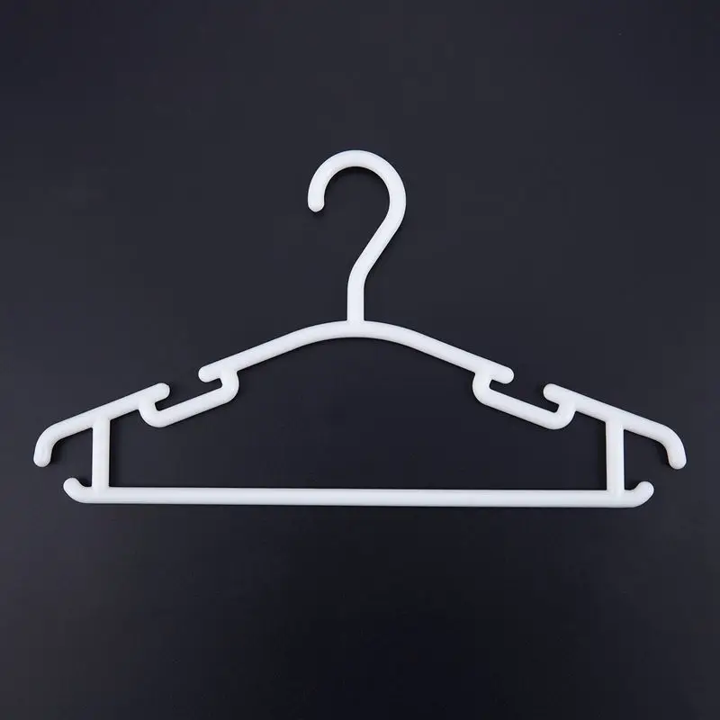 Белые вешалки из 10 предметов Нескользящие для детской одежды PP малышей или детей