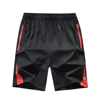 men casual breathable stretchy quick dry drawstring fifth pants beach shorts
