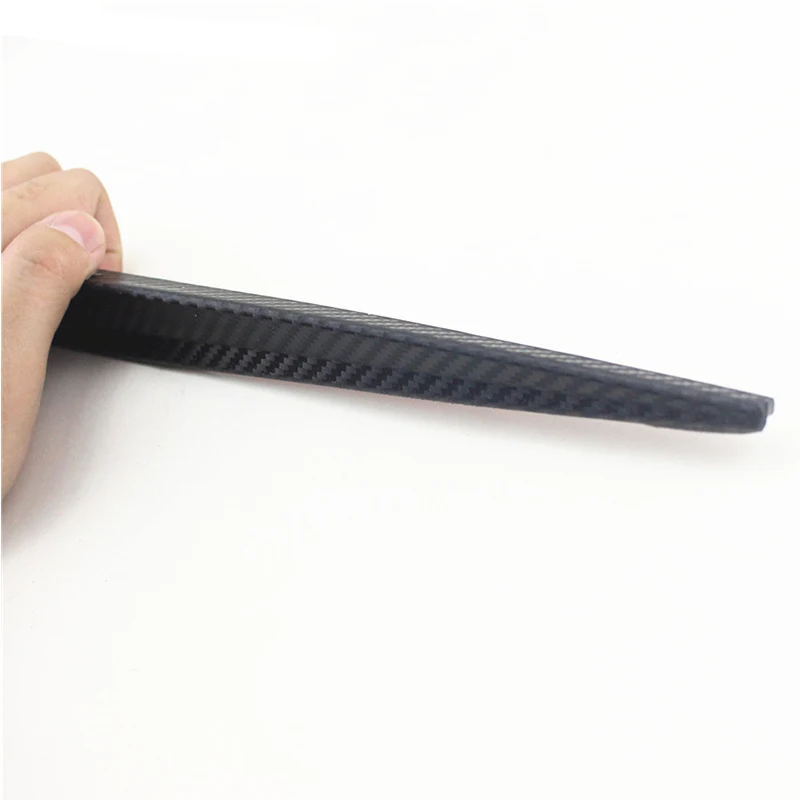 1.5М Автомобильный задний крыша багажник Спойлер крылья Губа отделочная наклейка Комплект Цвет углеродного волокна Мягкий Универсальный