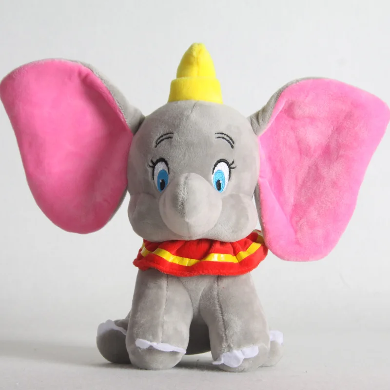 2 шт./партия милая плюшевая игрушка Dumbo кукла 15-25 см мультфильм клипсы в виде слона кулон брелок подарки для детей брелок