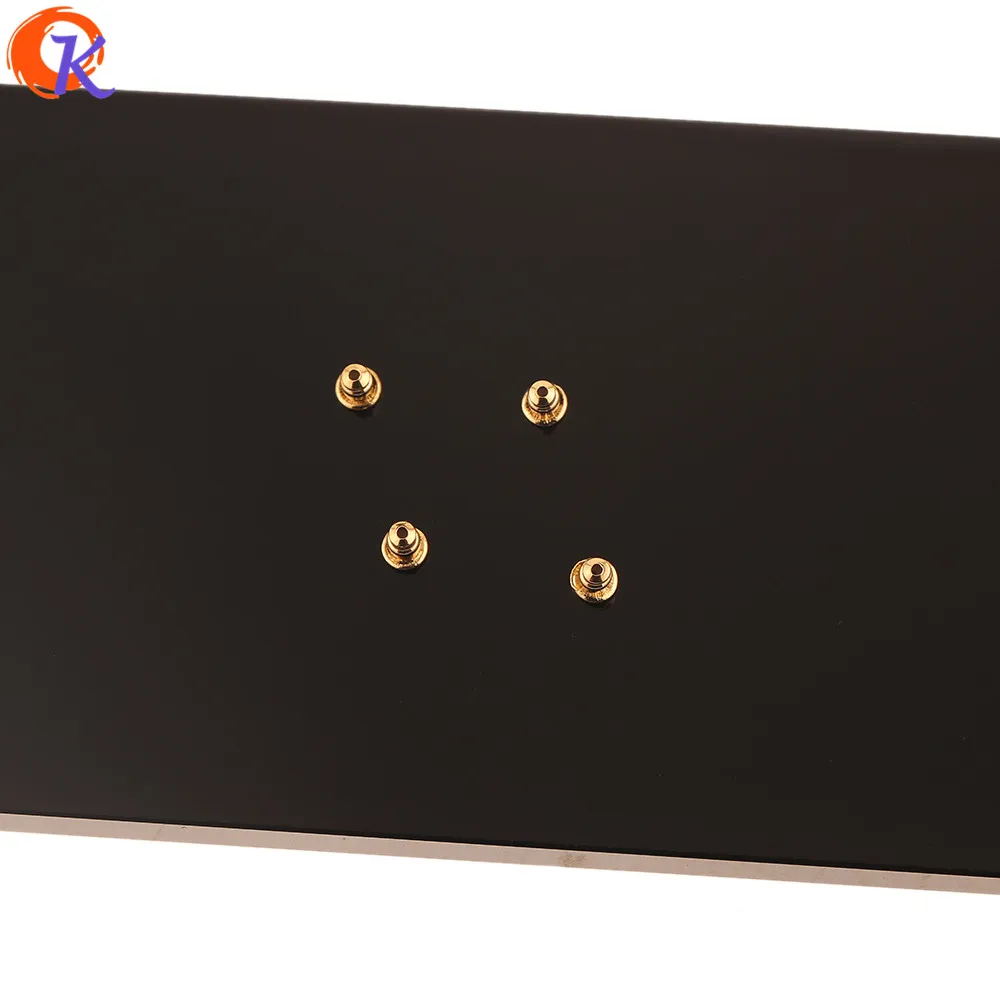 

Cordial Design 300Pcs 5*5MM Jewelry Making/Ear Head Of Nail/Hand Made/Genuine Gold Plating/DIY Parts/Jewelry Findings Component
