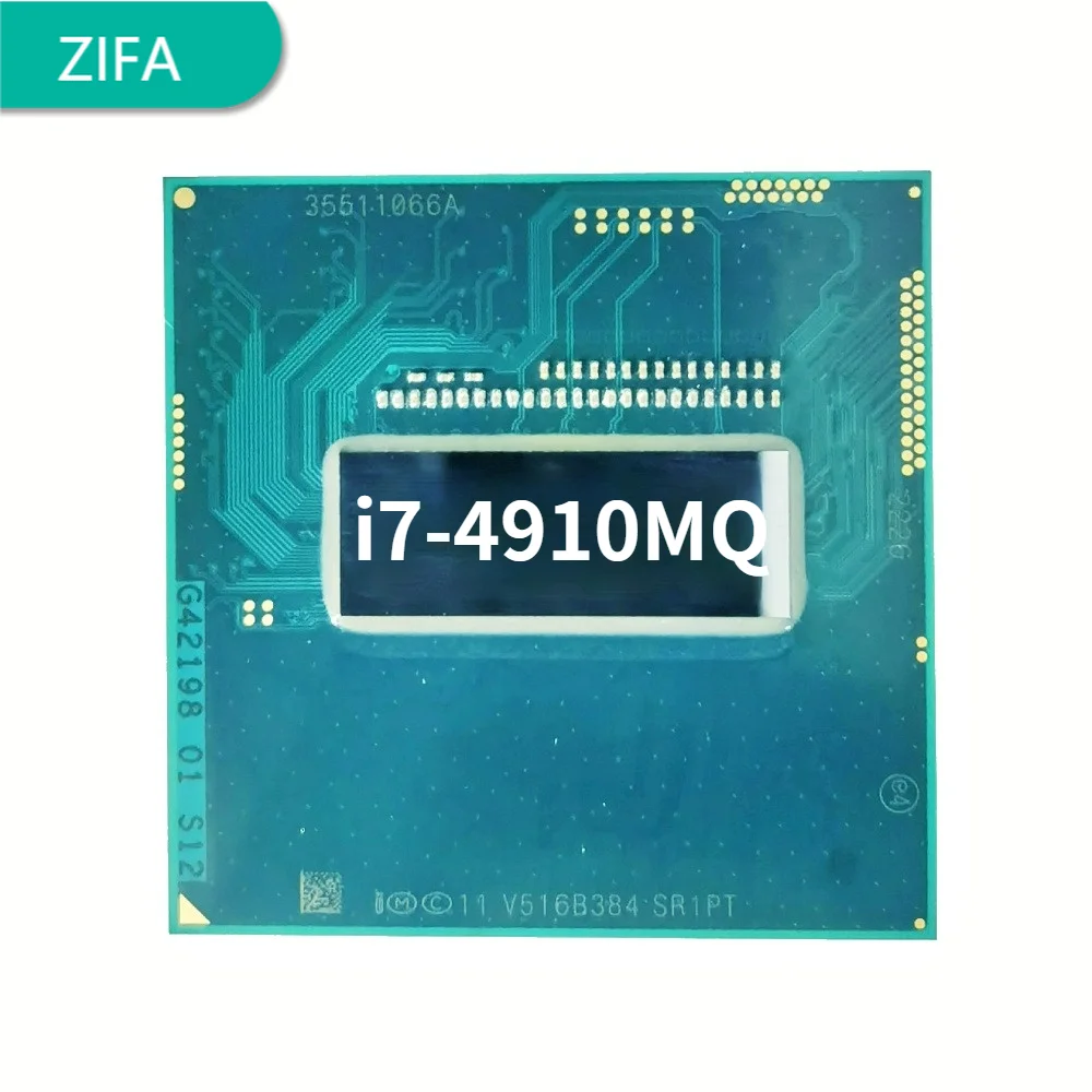 

Intel Core i7-4910MQ i7 4910MQ SR1PT 2.9 GHz Quad-Core Eight-Thread CPU Processor 8M 47W Socket G3 / rPGA946B