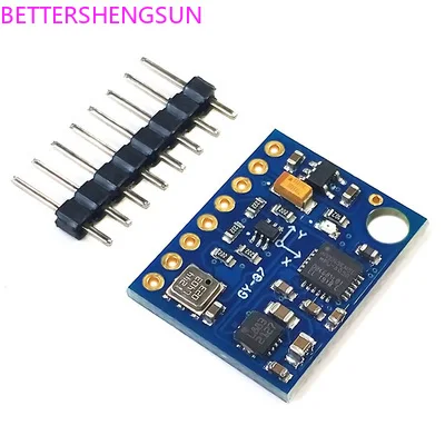 Φ 10DOF MPU6050 HMC5883L BMP180 сенсорный модуль | Электронные компоненты и принадлежности
