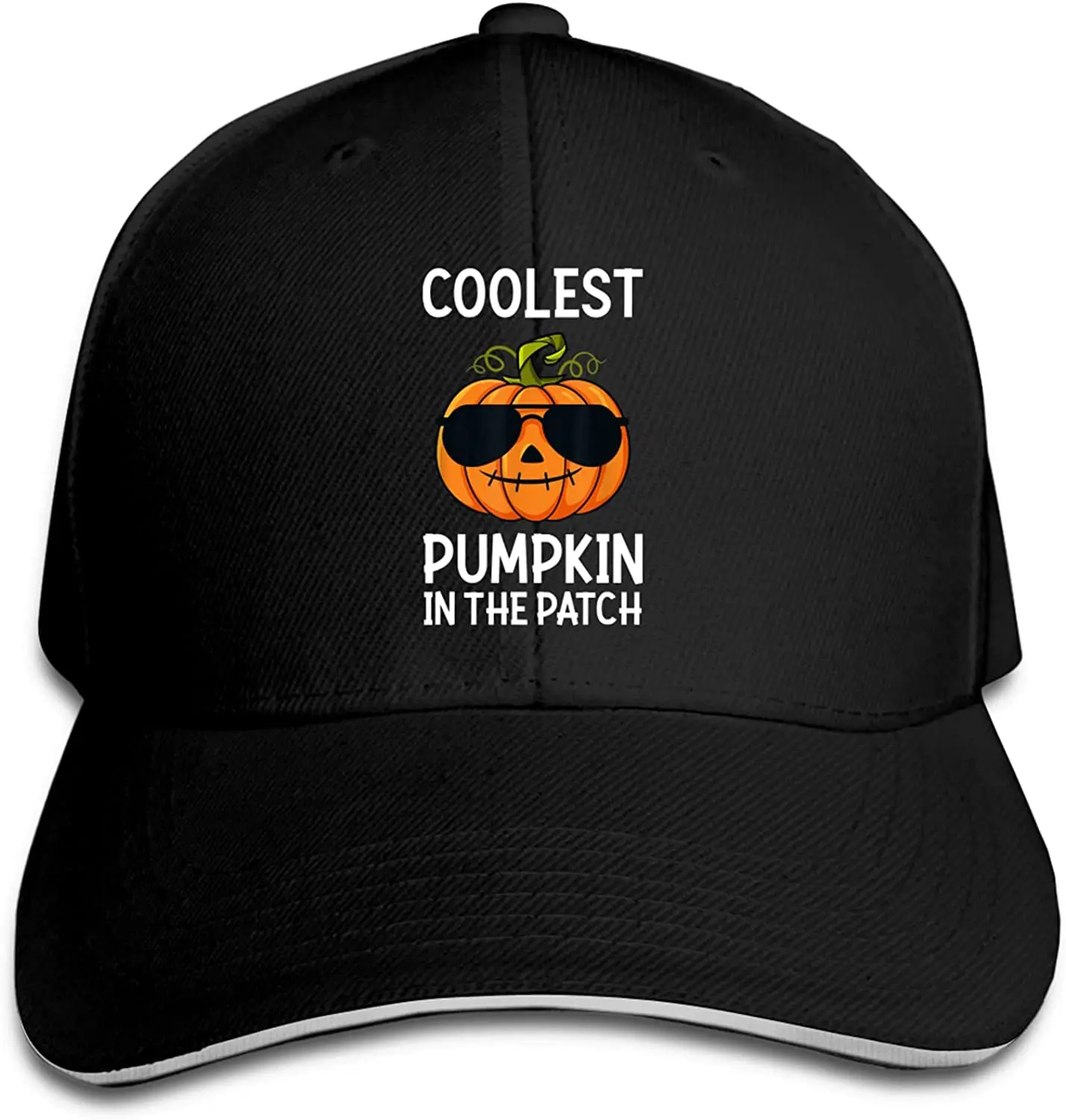 

Halloween Adjustable Unisex Sandwich Hat Print Baseball Cap Headgear