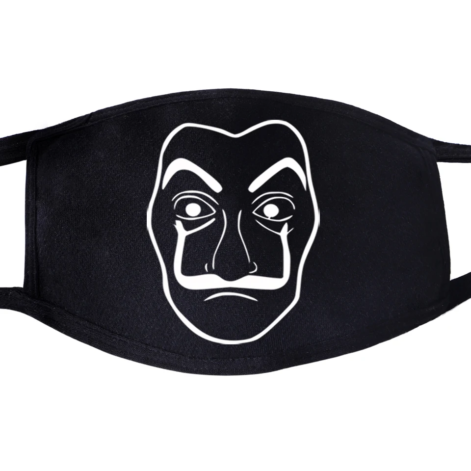 

La Casa De Papel Face Dustproof Mouth Face Mask Unisex Cycling Anti-Dust Facial Cover Professor Sergio Marquina Masks