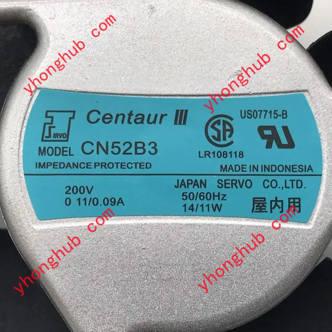 Кулер для сервера Centautr CN52B3 AC 200 в 0 11/120 A x 20x38 мм | Компьютеры и офис
