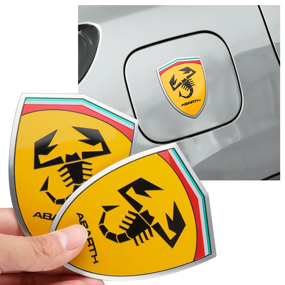 3D эмблема Abarth значок на корпус топливного бака крышка бокового окна аксессуары
