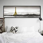 Большая 5D алмазная живопись сделай сам Золотая башня черно-белая архитектура вышивка крестиком квадратная Круглая Мозаика вышивка A582