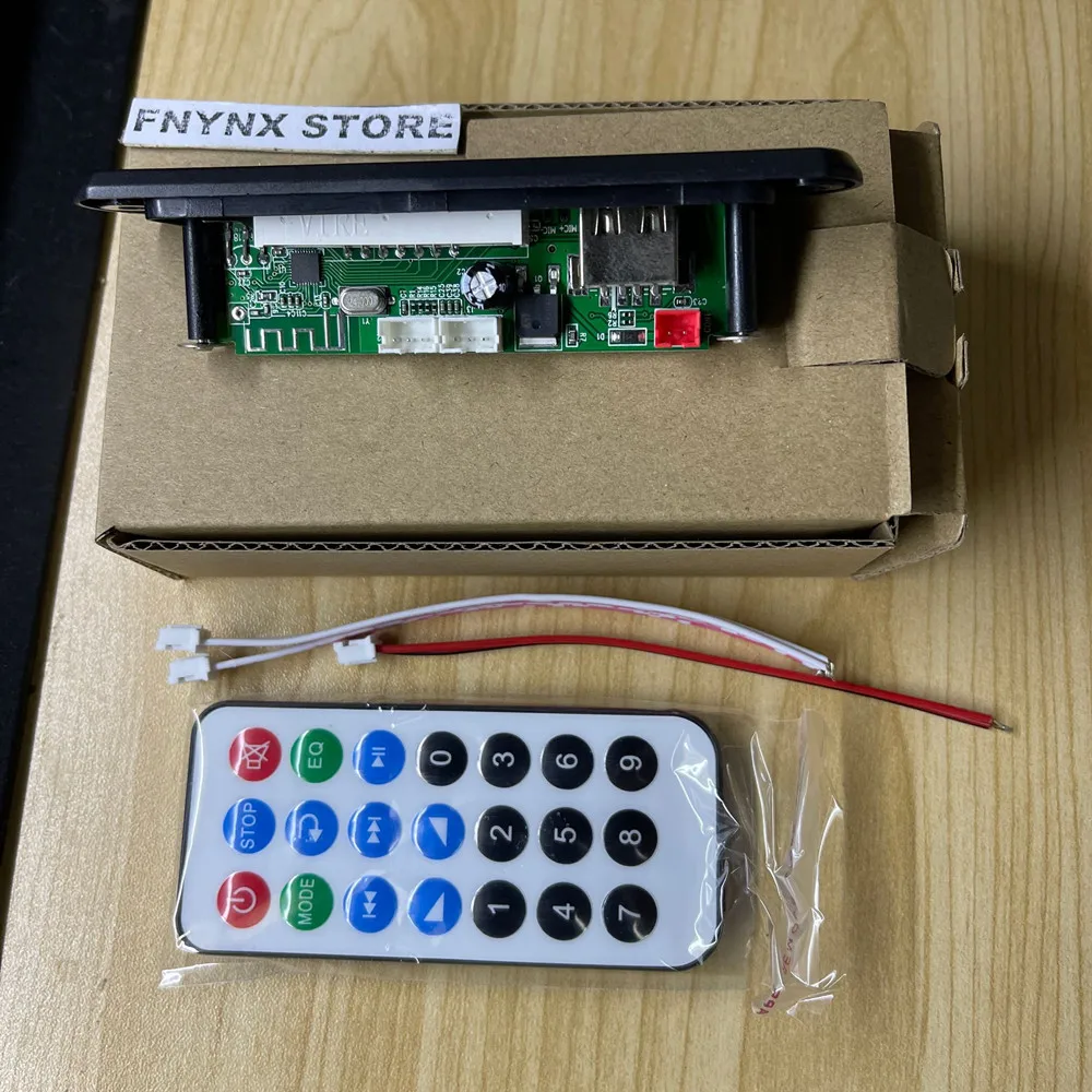 Автомобильный mp3-декодер 5 шт. 12 В Bluetooth 0 FM-радио аудио декодер аксессуары TF-карта