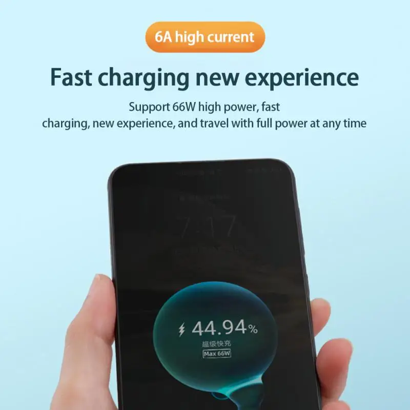 Новинка 2021 супербыстрая зарядка 6A 66 Вт USB Type C для Xiaomi 11/11 Pro Samsung OPPO Huawei Mate 40 P40