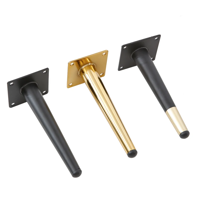 

10-45cm Straight Legs Metal Furniture Feet Sofa Supporting Leg for Bed Table Chair Desk Cabinet Dresser Furniture Hardware Parts