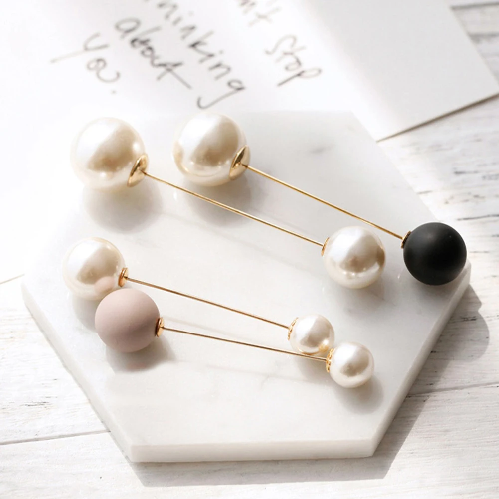 Жемчужная брошь на шарф булавка головной платок шаль для женщин мусульманский