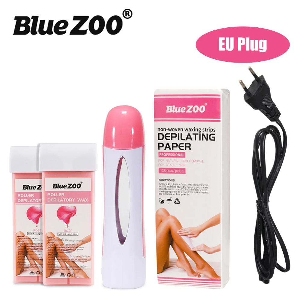 4 в 1 депиляционный воск комплект с нагревания воска Накручивающийся депилятор