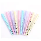 4 шт.лот гелевая ручка со стираемыми кошками Практичная ручка для подписи Escolar Papelaria школьные принадлежности рекламная офисная Канцелярия