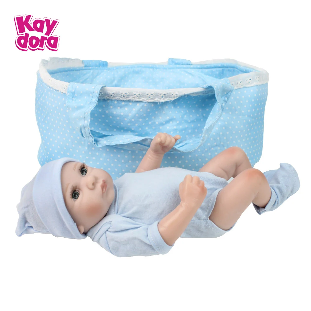 Boy Полностью силиконовые куклы Reborn Boneca, 11 дюймов, 28 см, детские мини-игрушки для ванной, реалистичные куклы для младенцев, Bebe Menina, живой мальчик, подарок на день рождения - Цвет: Boy