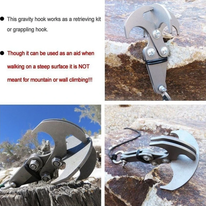 XSXS мульти инструменты из нержавеющей стали для выживания складной крюк захвата