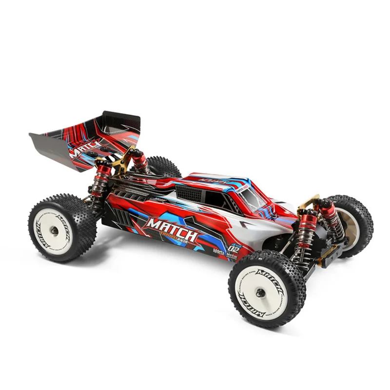 

Wltoys 104001 несколько аккумуляторов 2200 мАч RTR 1/10 2,4G 4WD 45 км/ч, Металлическое шасси, модели радиоуправляемых автомобилей, электрические детские иг...