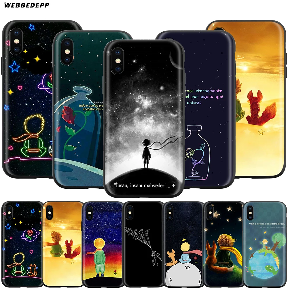Чехол Webbedepp The Little Prince для Apple iPhone 11 Pro XS Max XR X 8 7 6 6S Plus 5 5S SE