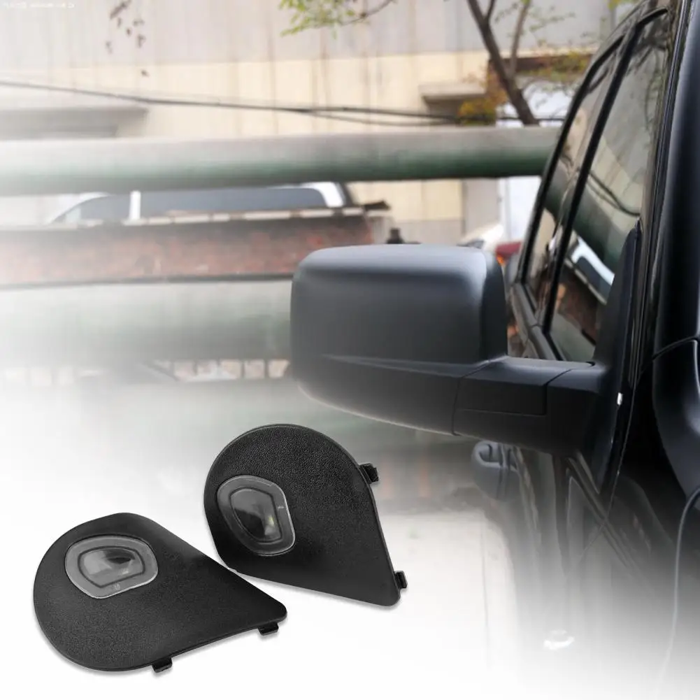 

80% Hot Sales!!!2Pcs Rearview Mirror Light LED Lamp Waterproof Black 68302825AA 68302824AA Energy Saving Turn Signal Lamp for Do