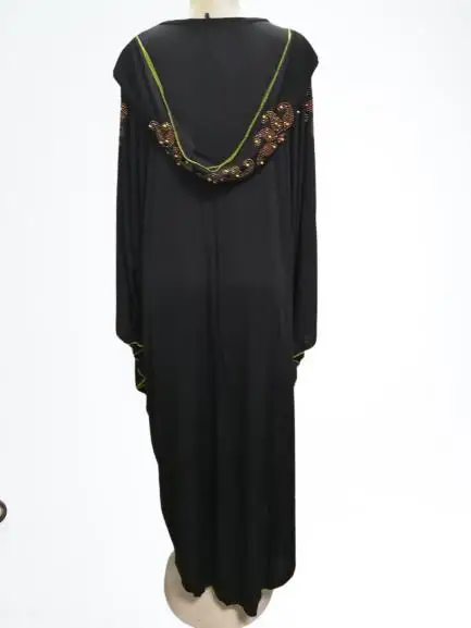 

2021 Sexy Fashion African Women O-neck Black Color Plus Size Long Dress African Dresses for Women African Clothing