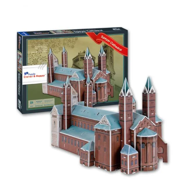 Speyer башня архитектурные обучения 3D бумага DIY головоломки 3433 паззл модель