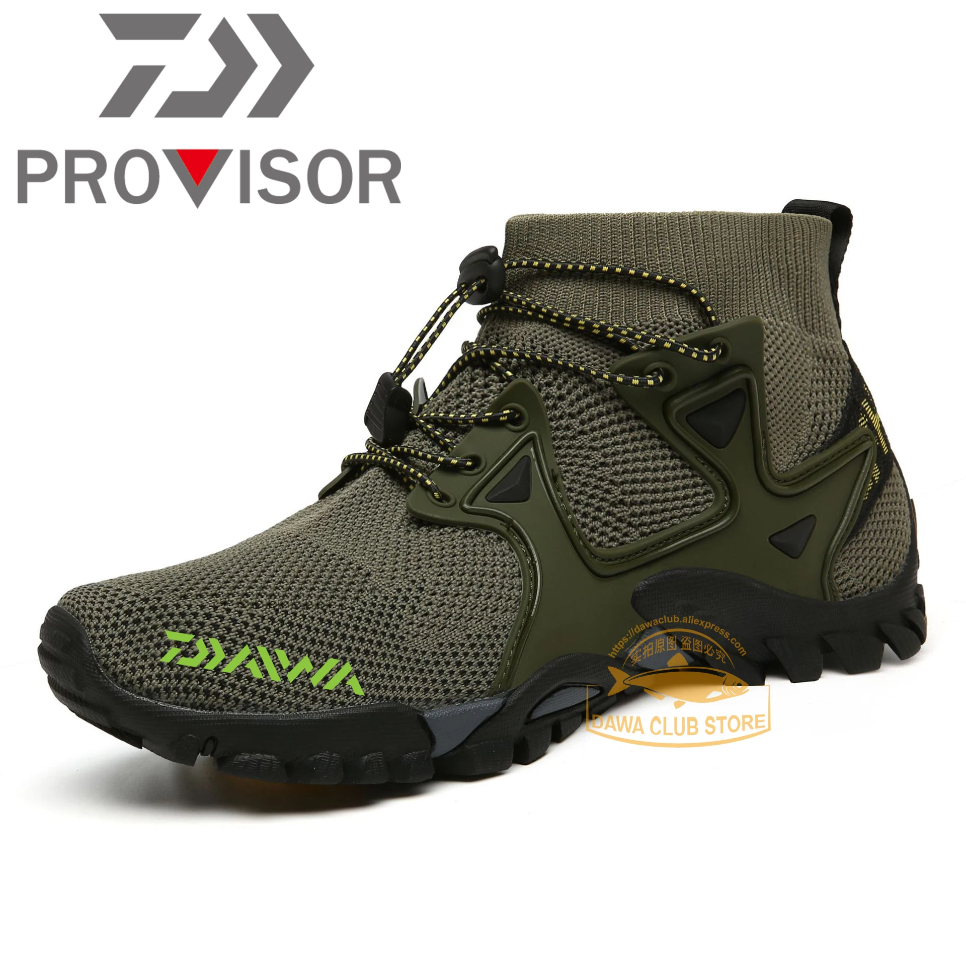 

2021 DAIWA Summer Fishing Shoes Men's Mesh Breathable Hiking Upstream Fishing Shoes Sports Outdoor Hiking Hiking Shoes