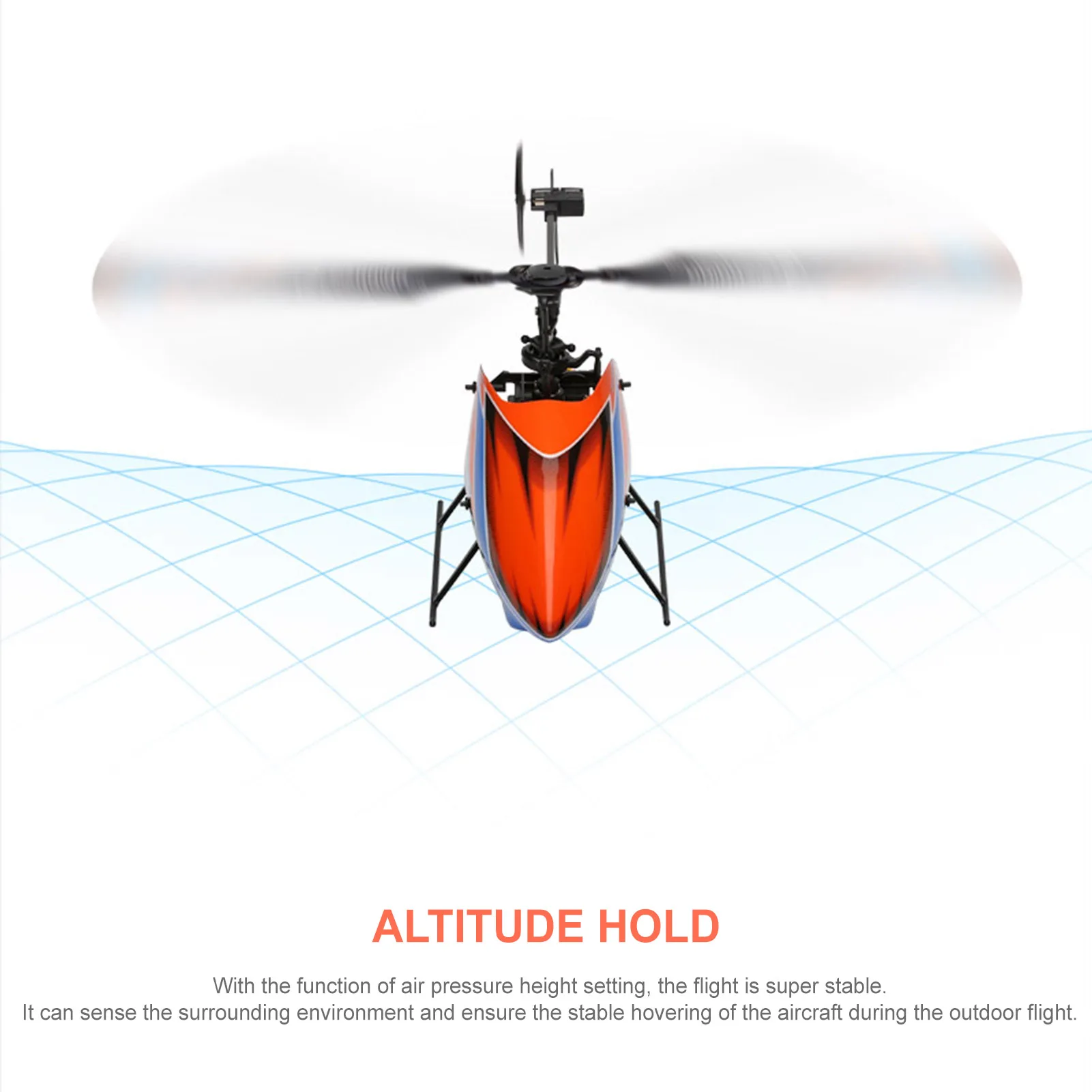 WLtoys XKS K127 RC вертолет 4CH RTF 6-осевой гироскоп с одним лезвием для дистанционно