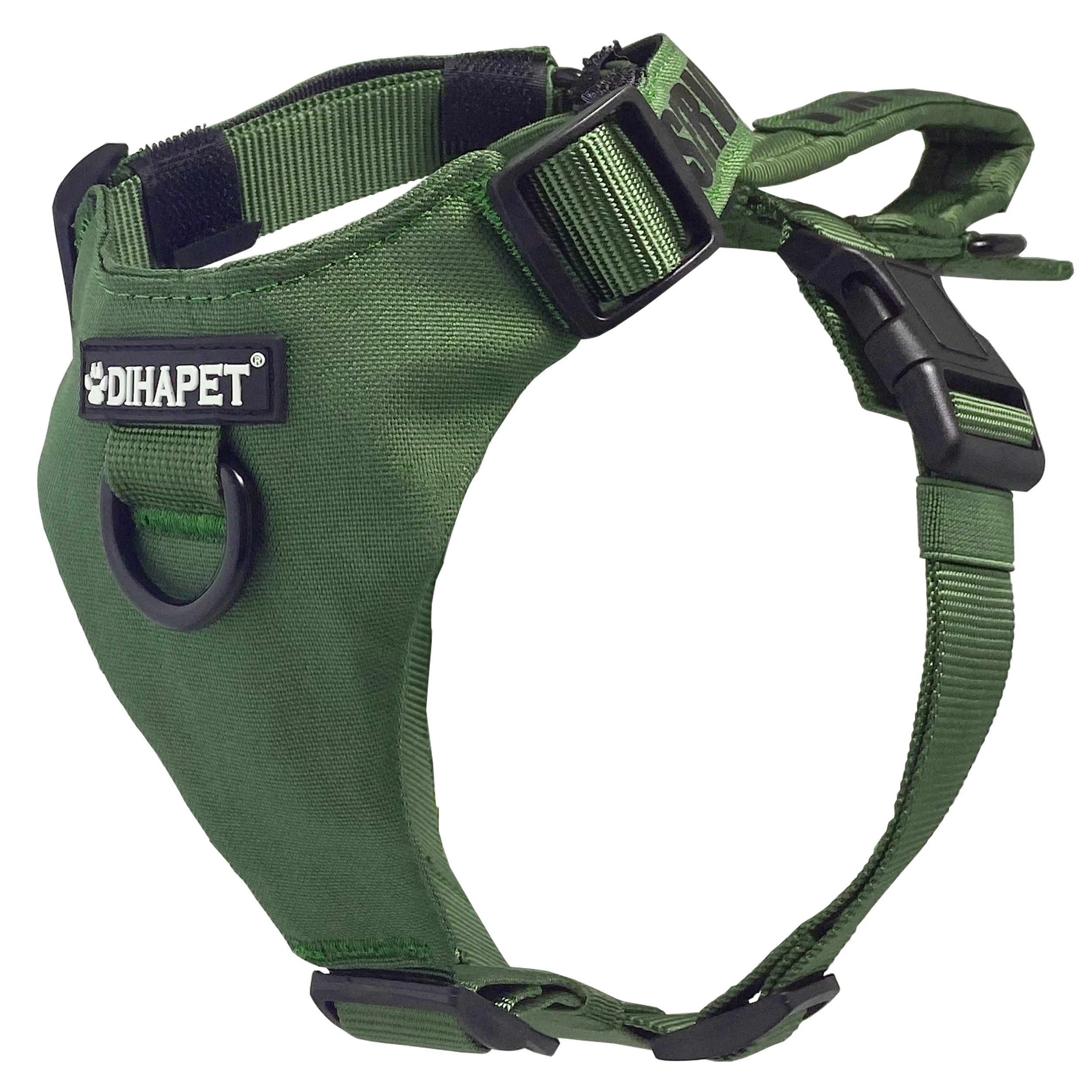 Dog Harness with Padded Handle,Nylon Oxford Mesh Soft Padding Lining, No-Pull Metal D Ring,Quick Release Buckle