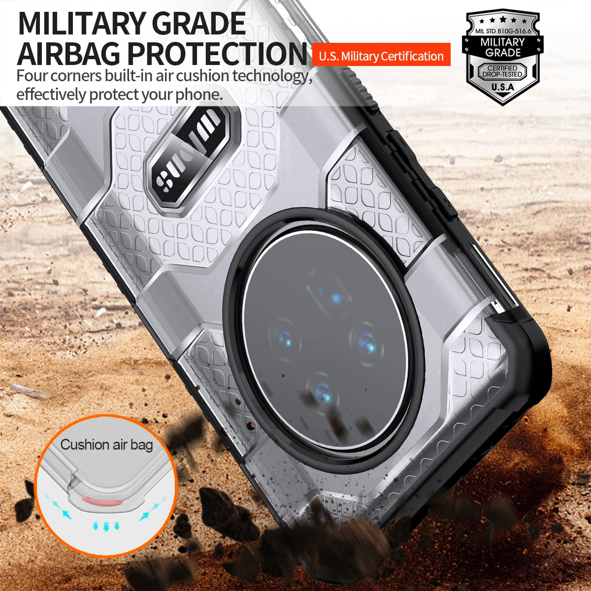 

KEYSION Fashion Hybrid Shockproof Case for Huawei Mate 40 Pro Mate 30 Pro Phone Back Cover For Huawei P40 Pro