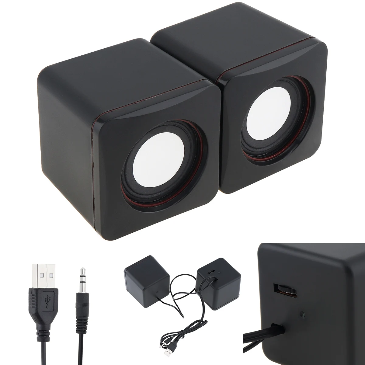 101Z 6W USB портативные компьютерные колонки стерео комбинированные с разъемом 3 5 мм