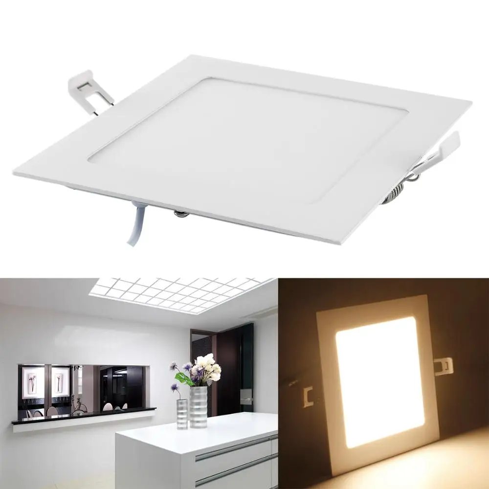 6 ваттов 9 12 светодиодные Панель светильник с регулируемой яркостью Led Decoracion