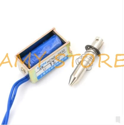 HCNE1-0530 12V 24V Pull Hold/Release10mm Stroke 5N Force Frame Electromagnet Solenoid Actuator 30x13x15mm | Обустройство дома