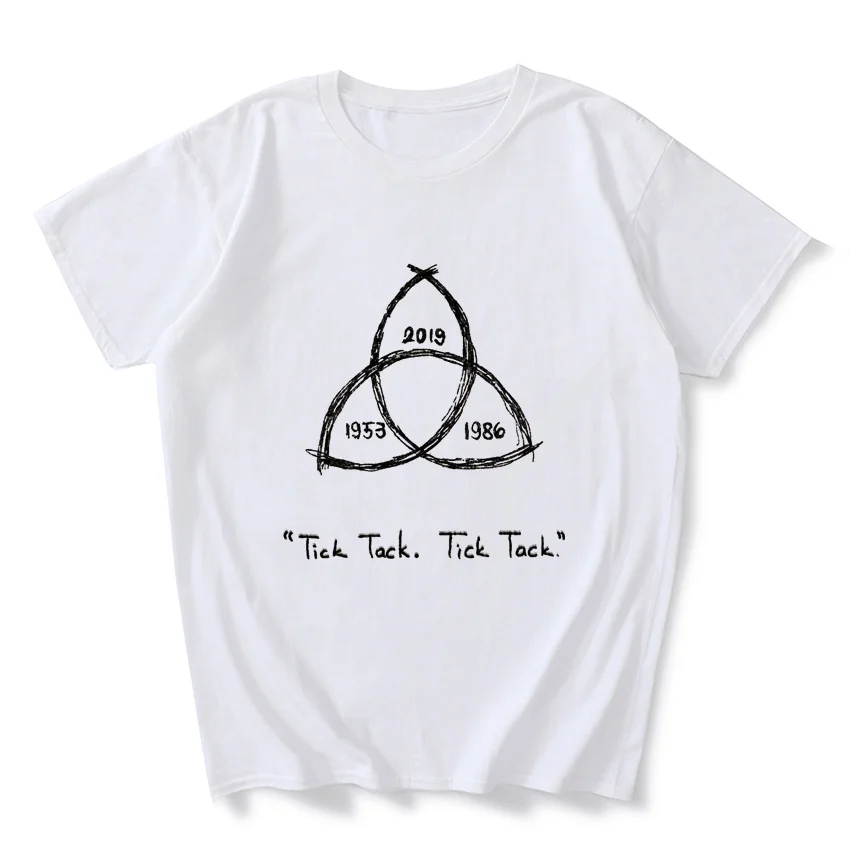 

Футболка Triquetra Dark с символом Netflix, Triquetra 2019, 1953, 1986, повседневные хлопковые топы с круглым вырезом, футболки, свободная одежда в подарок