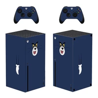 cute cat xbox series x skin sticker for xbox series x console 2 controllers decal vinyl protective skins cartoon style