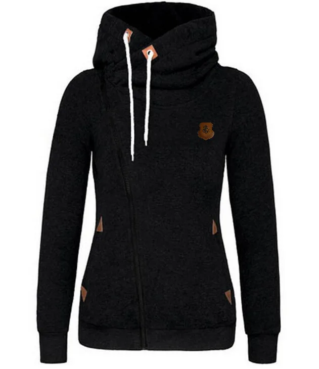 

Season Hot Sale Personality Sweatshirt Hoodies Side Zipper Hooded Coat Thick Warm Fasion Top
