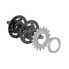 Звездочка велосипедная с фиксированной скоростью передачи, кольцо блокировки кода 13T14T18T, для гусеничного велосипеда, велосипедная кассета, звездочка, ступицы, детали, аксессуары