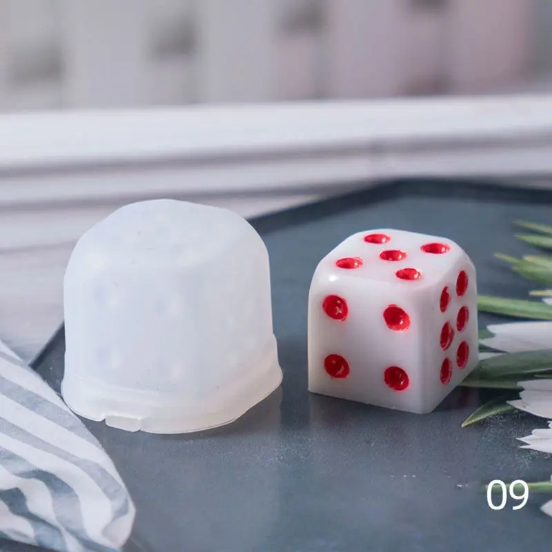 

6 Shapes Transparent Silicone Mould Dried Flower Resin Decorative Craft DIY dice Mold epoxy resin molds for jewelry