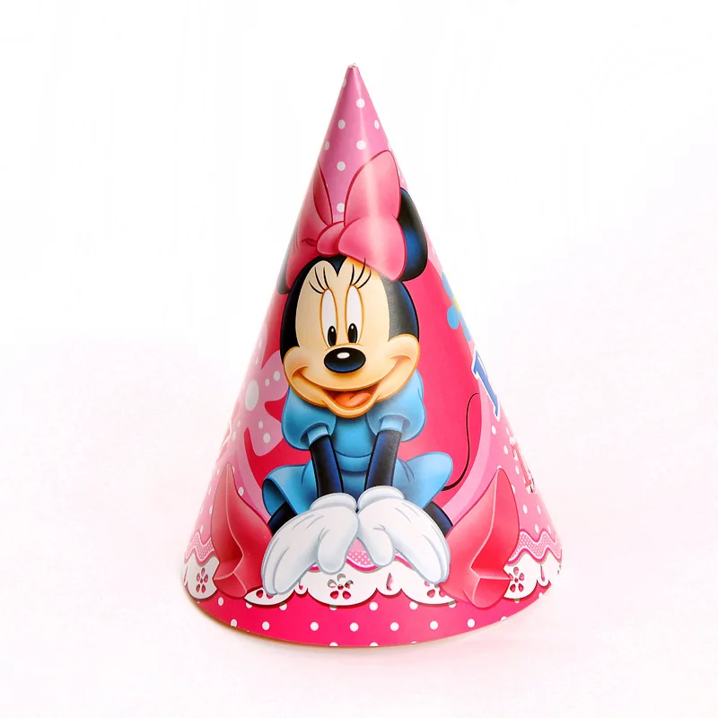 

Minnie Mickey Mouse Kids Birthday Party Decorations Balloon Paper Cups Plate Baby Shower Disposable Tableware Supplies