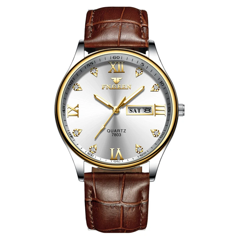 2020 Модные кварцевые часы мужские Топ бренд Роскошные Бизнес наручные