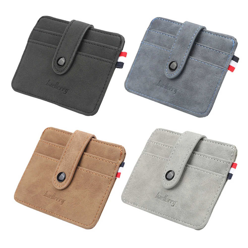 

High Quality Business Vintage Thin Small Credit Card Wallet Bank Card Package Travel Leather Coin Bag Card Holder Men Women Gift